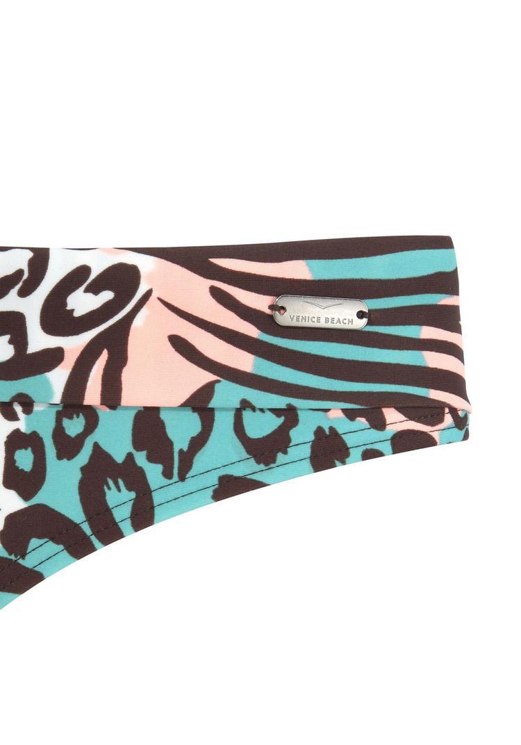 VENICE BEACH VENICE BEACH Bikini-Hose Bikini Hose Damen - t&uuml;rkis-bedruckt - 0 | SportScheck
