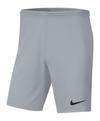 Nike Park III Short Fu&szlig;ballshorts Herren - grauschwarz