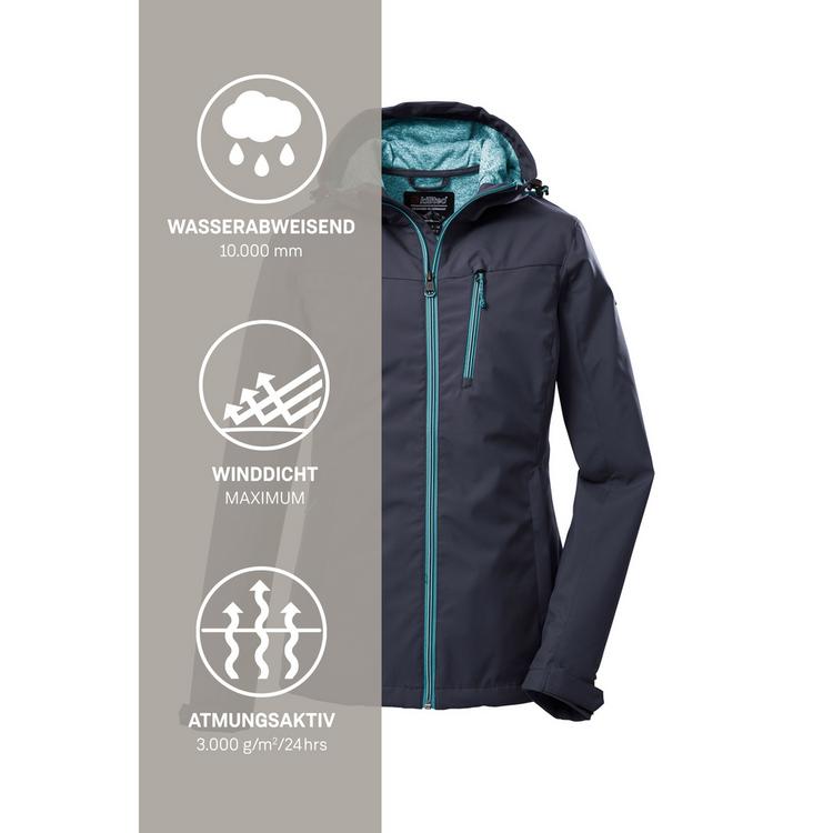 KILLTEC KILLTEC KOS 89 WMN SFTSHLL JCKT Softshelljacke Damen - Blau3023 - 4 | SportScheck