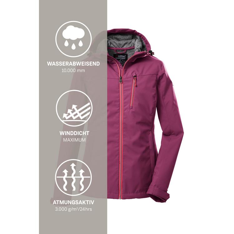 KILLTEC KILLTEC KOS 89 WMN SFTSHLL JCKT Softshelljacke Damen - Rose4025 - 4 | SportScheck