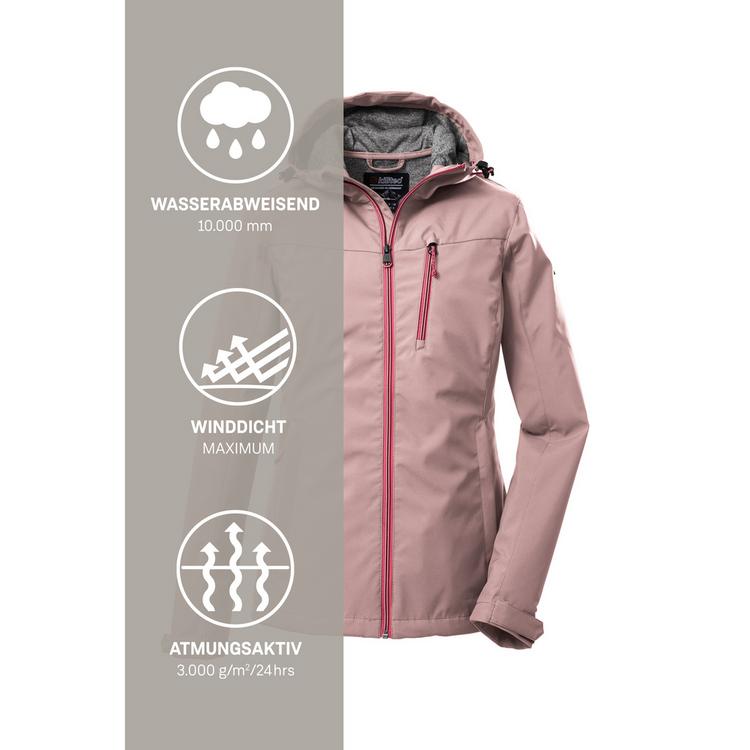 KILLTEC KILLTEC KOS 89 WMN SFTSHLL JCKT Softshelljacke Damen - Rose4037 - 4 | SportScheck