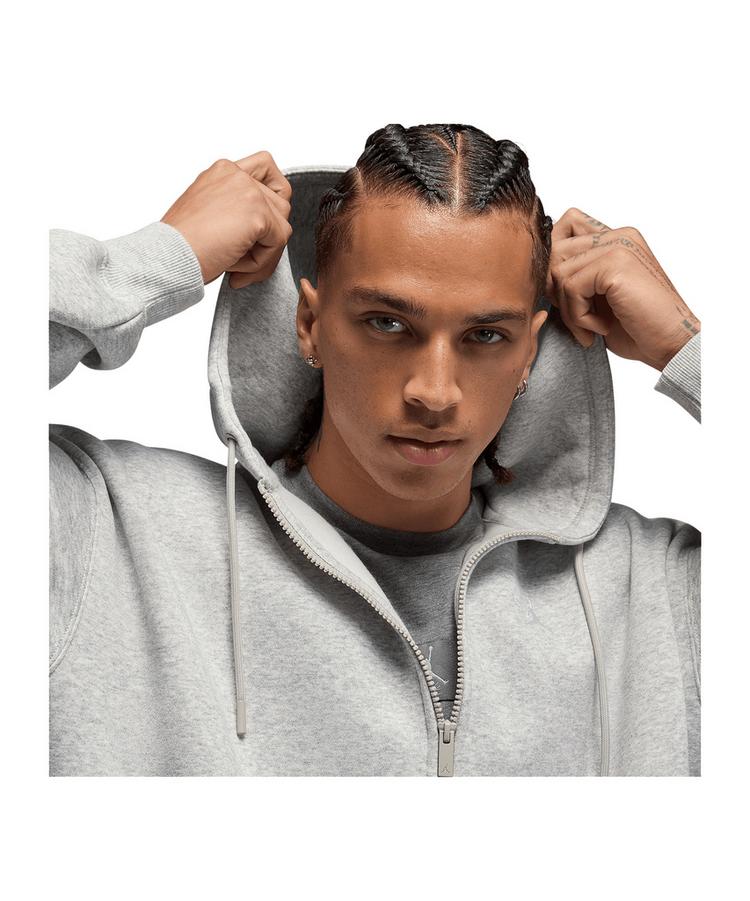 Nike Nike Brooklyn Oversized Kapuzenjacke Sweatjacke Herren - grauweiss - 0 | SportScheck