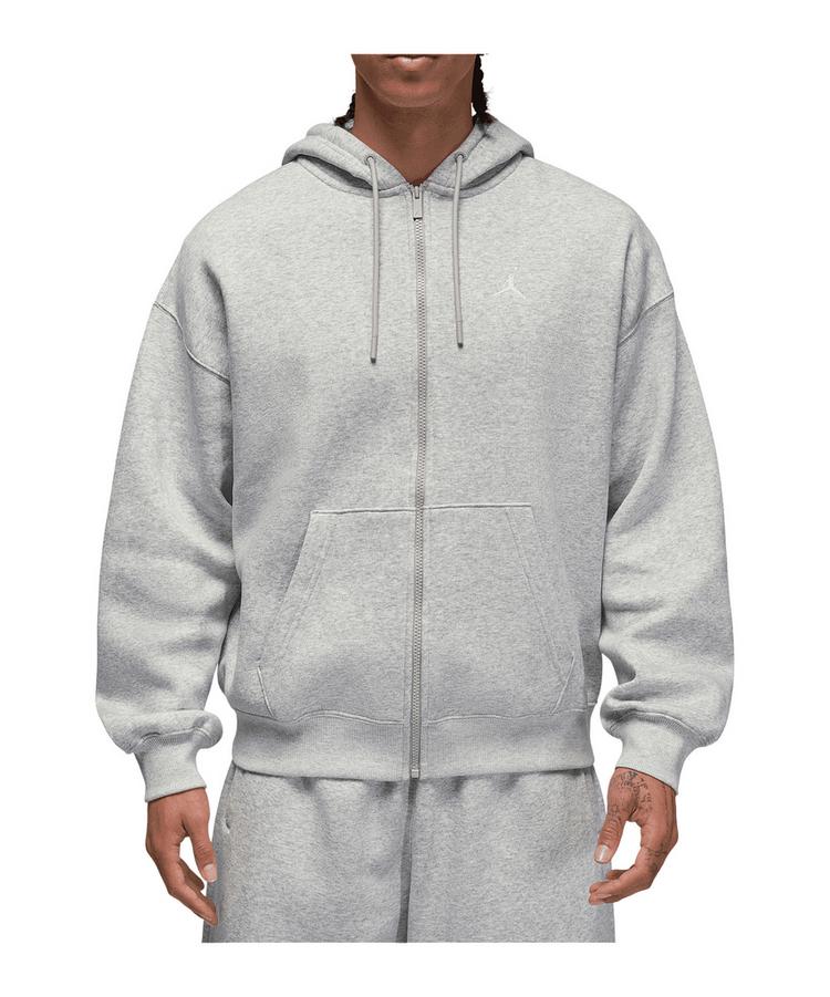 Nike Nike Brooklyn Oversized Kapuzenjacke Sweatjacke Herren - grauweiss - 1 | SportScheck