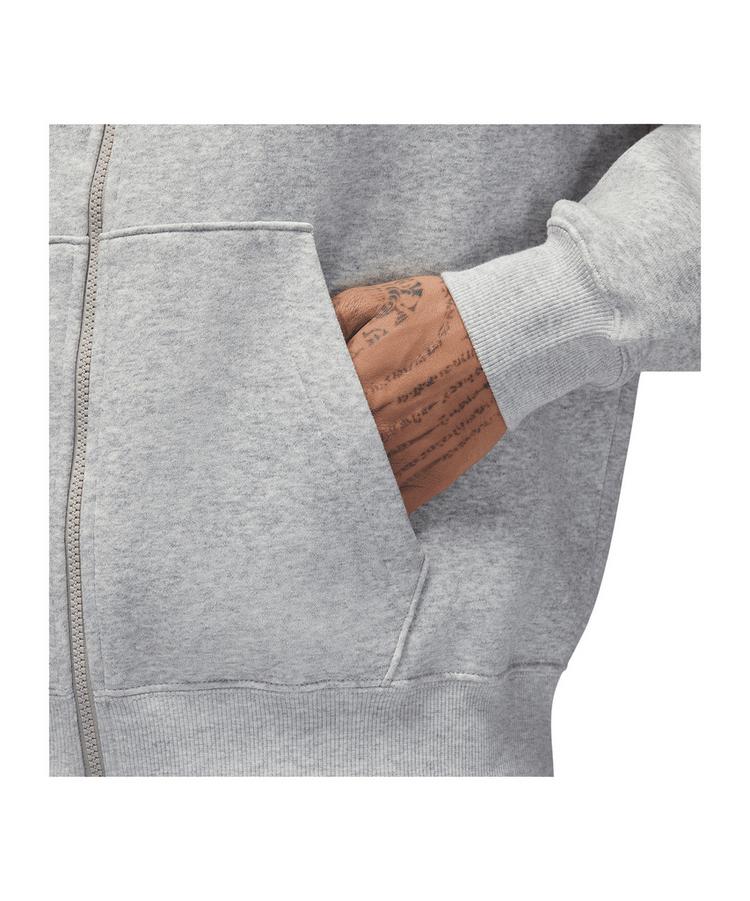 Nike Nike Brooklyn Oversized Kapuzenjacke Sweatjacke Herren - grauweiss - 3 | SportScheck