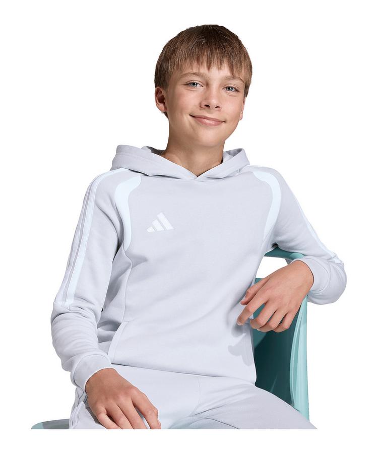 adidas adidas Tiro 26 League Hoody Kids Funktionssweatshirt Kinder - grauweiss - 1 | SportScheck