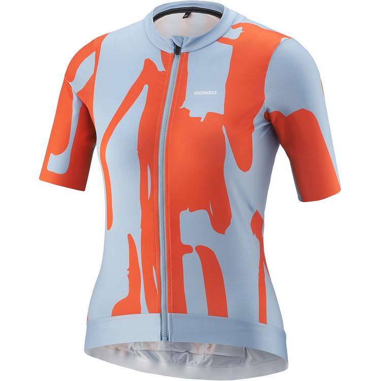 Gonso Gonso Road Jersey Print W Trikot Damen - Rauchblau3495 - 1 | SportScheck