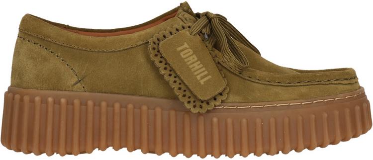 Clarks Clarks Torhill Bee Halbschuhe Damen - 3227 Olive Suede - 0 | SportScheck