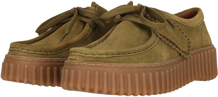 Clarks Clarks Torhill Bee Halbschuhe Damen - 3227 Olive Suede - 1 | SportScheck