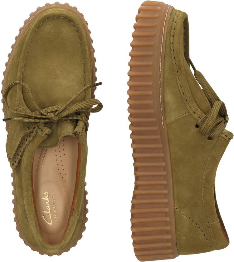 Clarks Clarks Torhill Bee Halbschuhe Damen - 3227 Olive Suede - 2 | SportScheck