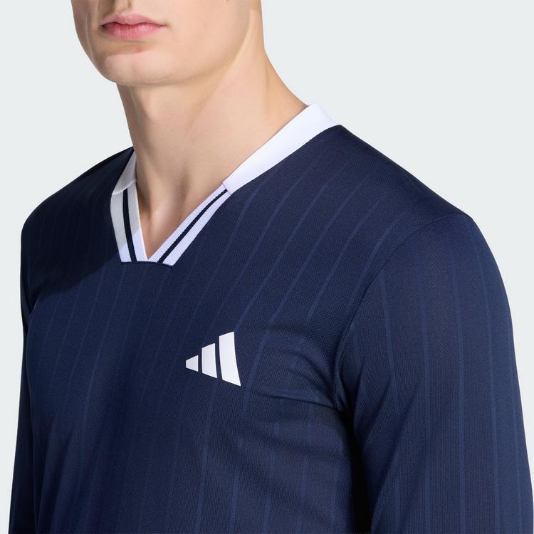 adidas adidas TENNIS CLIMACOOL LONGSLEEVE Poloshirt Herren - Legend Ink - 0 | SportScheck