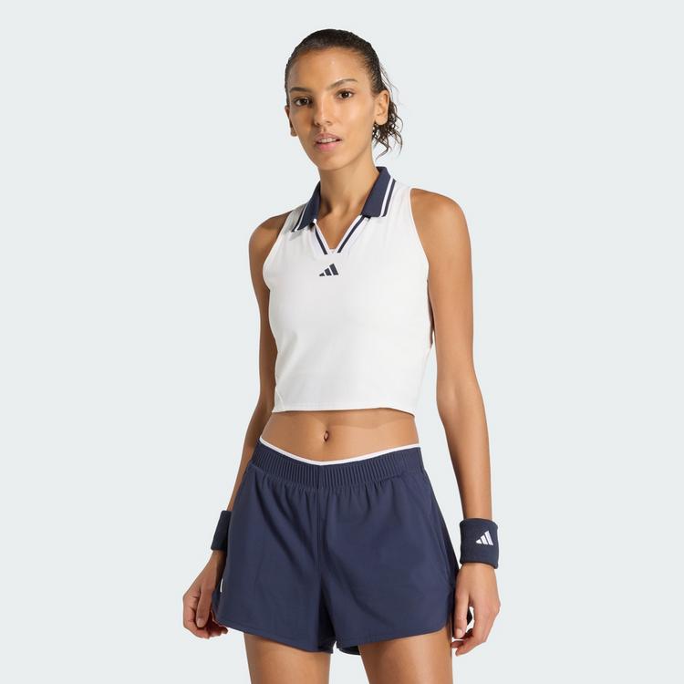 adidas adidas TENNIS CLIMACOOL CROP-TANKTOP PRO Funktionstank Damen - White - 0 | SportScheck