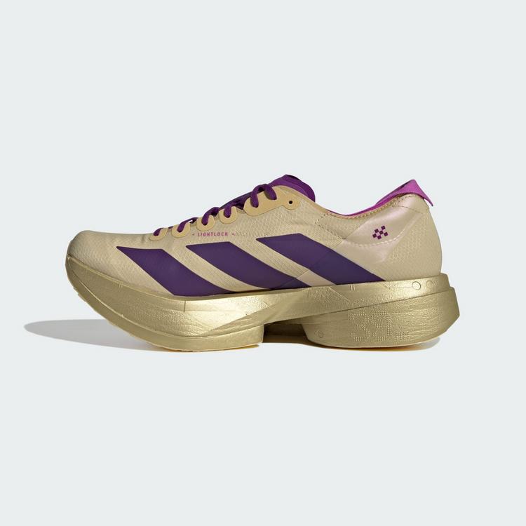 adidas adidas ADIZERO ADIOS PRO 4 SCHUH Laufschuhe Herren - Sand / Rich Purple / Gold Metallic - 5 | SportScheck