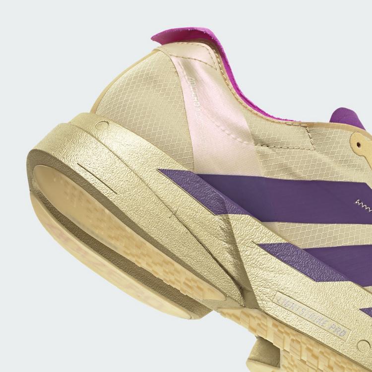 adidas adidas ADIZERO ADIOS PRO 4 SCHUH Laufschuhe Herren - Sand / Rich Purple / Gold Metallic - 6 | SportScheck