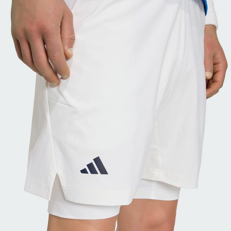 adidas adidas TENNIS CLIMACOOL SHORTS & KURZE Tennisshorts Herren - White - 0 | SportScheck