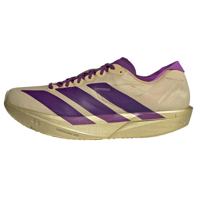 adidas adidas ADIZERO TAKUMI SEN 11 Schuh Laufschuhe Herren - Sand / Rich Purple / Gold Metallic - 0 | SportScheck