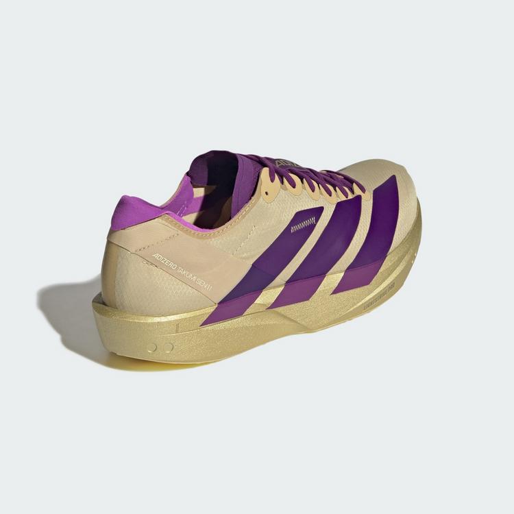 adidas adidas ADIZERO TAKUMI SEN 11 Schuh Laufschuhe Herren - Sand / Rich Purple / Gold Metallic - 4 | SportScheck