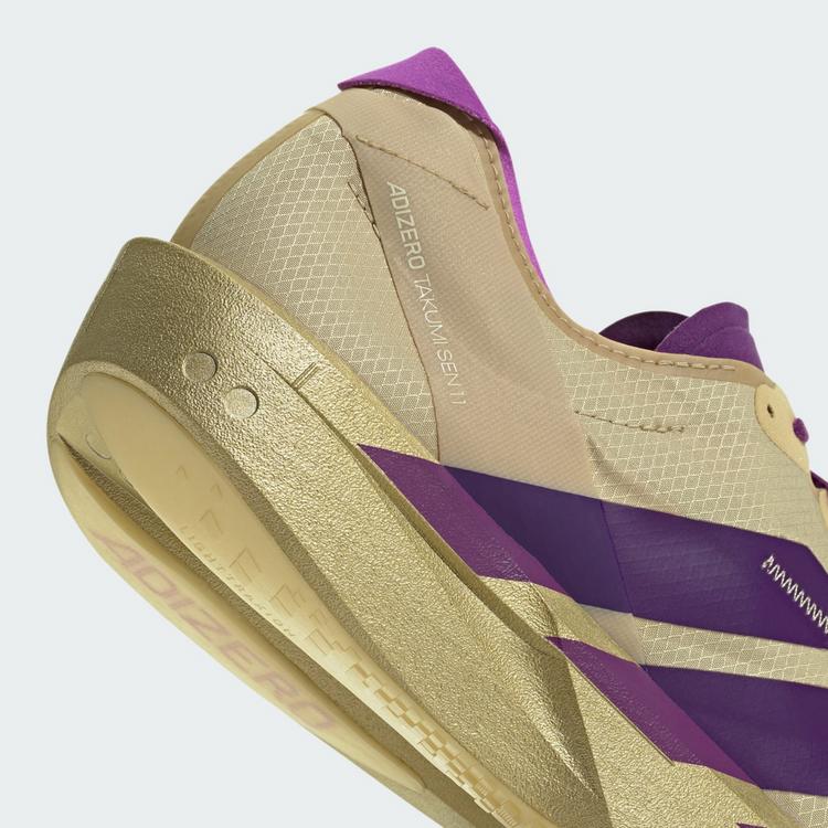 adidas adidas ADIZERO TAKUMI SEN 11 Schuh Laufschuhe Herren - Sand / Rich Purple / Gold Metallic - 6 | SportScheck
