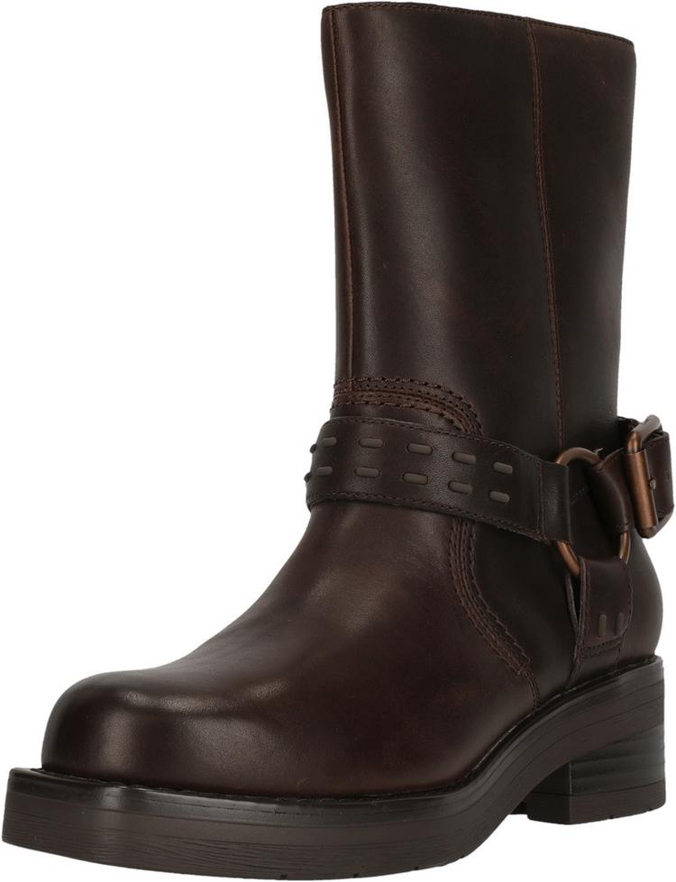 Clarks Clarks Rebelle Up Stiefel Damen - 5311 Walnut Leather - 0 | SportScheck