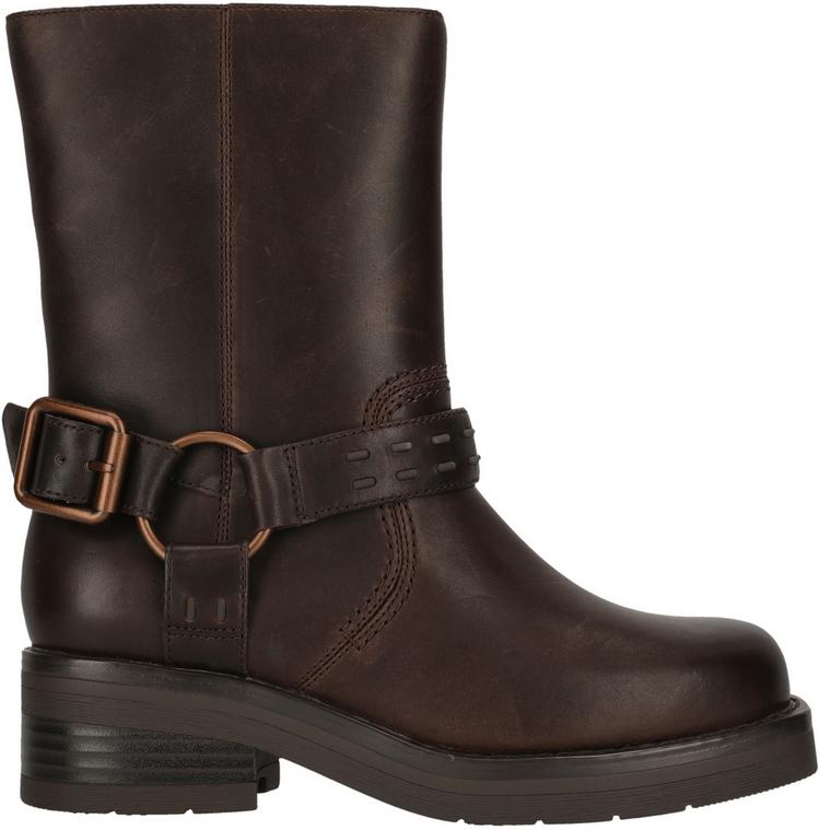 Clarks Clarks Rebelle Up Stiefel Damen - 5311 Walnut Leather - 0 | SportScheck