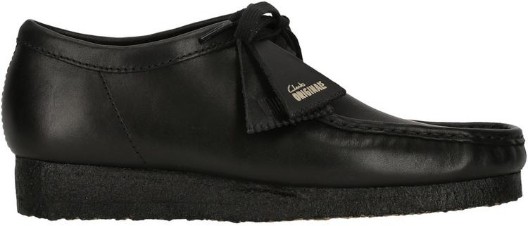 Clarks Originals Clarks Originals Wallabee Black Leather Halbschuhe Herren - 1216 Black Leather - 0 | SportScheck