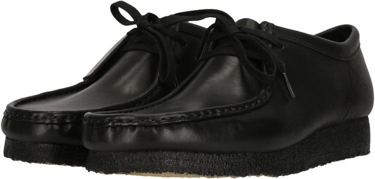 Clarks Originals Clarks Originals Wallabee Black Leather Halbschuhe Herren - 1216 Black Leather - 0 | SportScheck