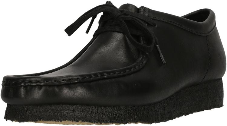 Clarks Originals Clarks Originals Wallabee Black Leather Halbschuhe Herren - 1216 Black Leather - 1 | SportScheck
