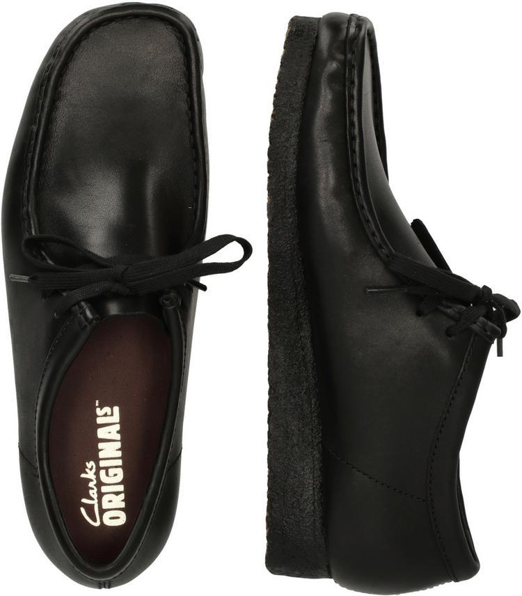 Clarks Originals Clarks Originals Wallabee Black Leather Halbschuhe Herren - 1216 Black Leather - 2 | SportScheck