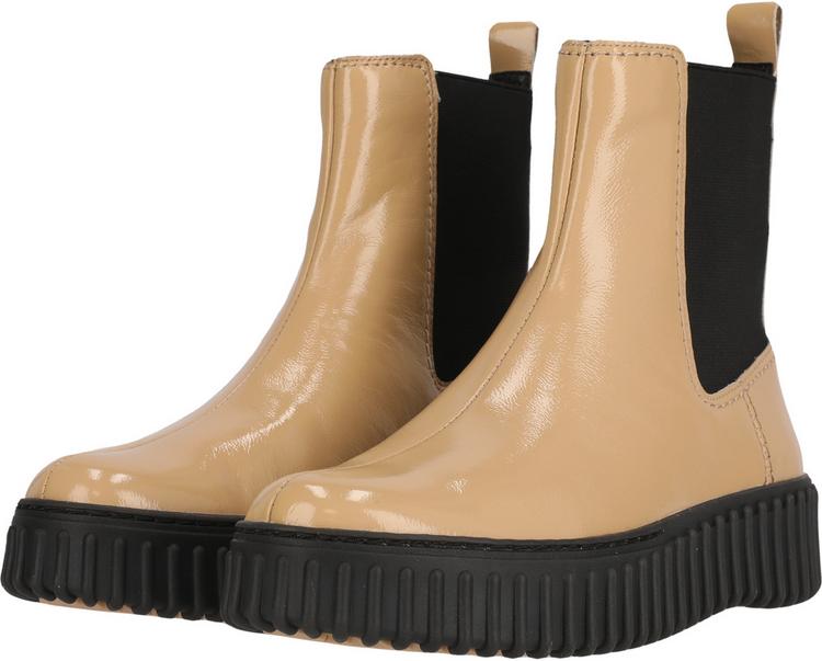 Clarks Clarks Torhill Maple Stiefel Damen - 1272 Beige Patent - 1 | SportScheck