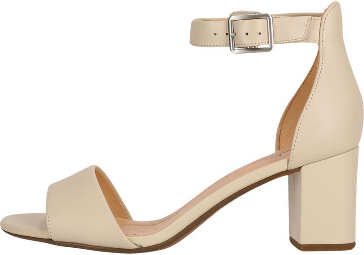 Clarks Clarks Deva Sandalen Damen - 1233 Ivory Leather - 0 | SportScheck
