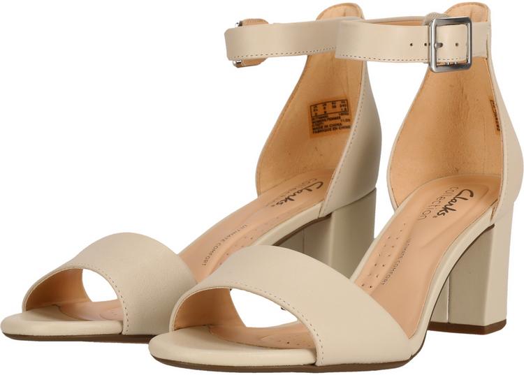 Clarks Clarks Deva Sandalen Damen - 1233 Ivory Leather - 1 | SportScheck