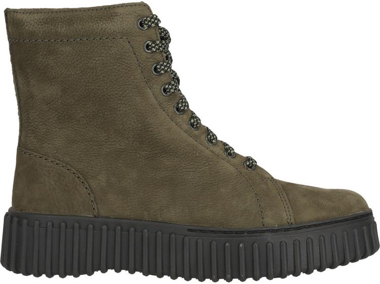 Clarks Clarks Torhill Rise Stiefel Damen - 3001C Dark Green Nub - 0 | SportScheck