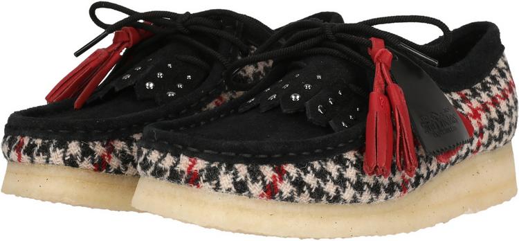 Clarks Originals Clarks Originals Wallabee Halbschuhe Damen - 1216C Black Textile - 1 | SportScheck