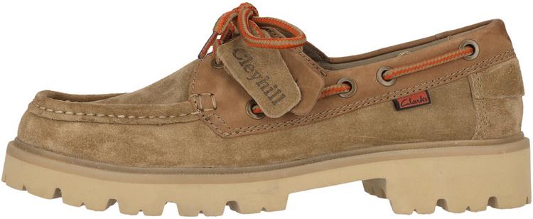 Clarks Clarks Cleyhill Boat Halbschuhe Herren - 5232A Dark Sand Combi - 0 | SportScheck