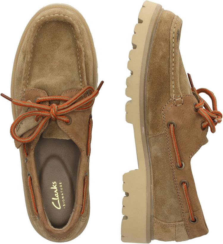 Clarks Clarks Cleyhill Boat Halbschuhe Herren - 5232A Dark Sand Combi - 2 | SportScheck