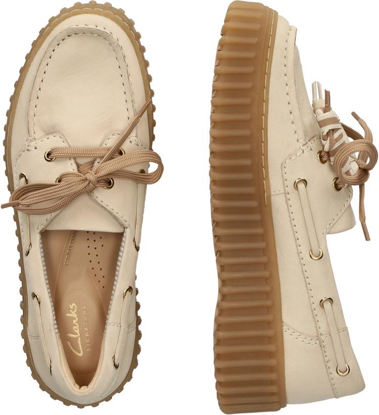 Clarks Clarks Torhill Boat Halbschuhe Damen - 1226B Cream Nubuck - 2 | SportScheck