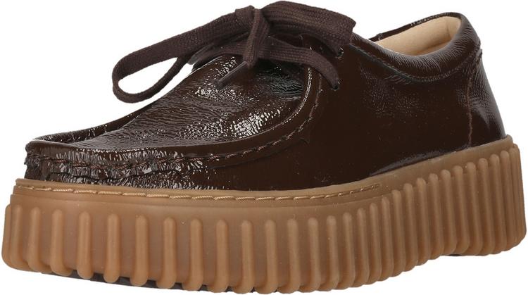 Clarks Clarks Torhill Bee Halbschuhe Damen - 5228C Dark Brown Pat - 0 | SportScheck