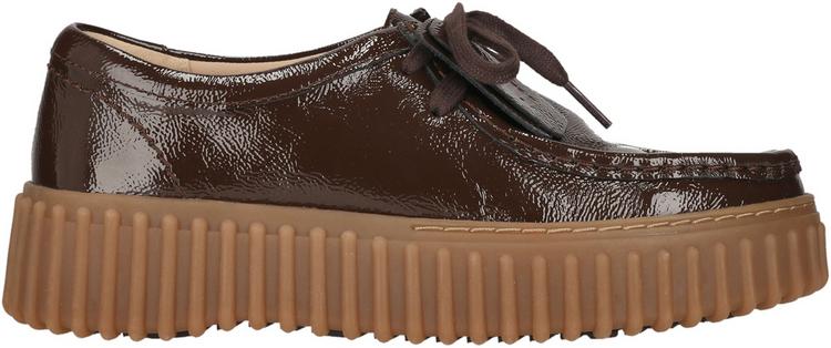 Clarks Clarks Torhill Bee Halbschuhe Damen - 5228C Dark Brown Pat - 0 | SportScheck