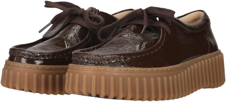 Clarks Clarks Torhill Bee Halbschuhe Damen - 5228C Dark Brown Pat - 1 | SportScheck