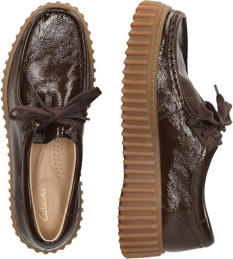 Clarks Clarks Torhill Bee Halbschuhe Damen - 5228C Dark Brown Pat - 2 | SportScheck