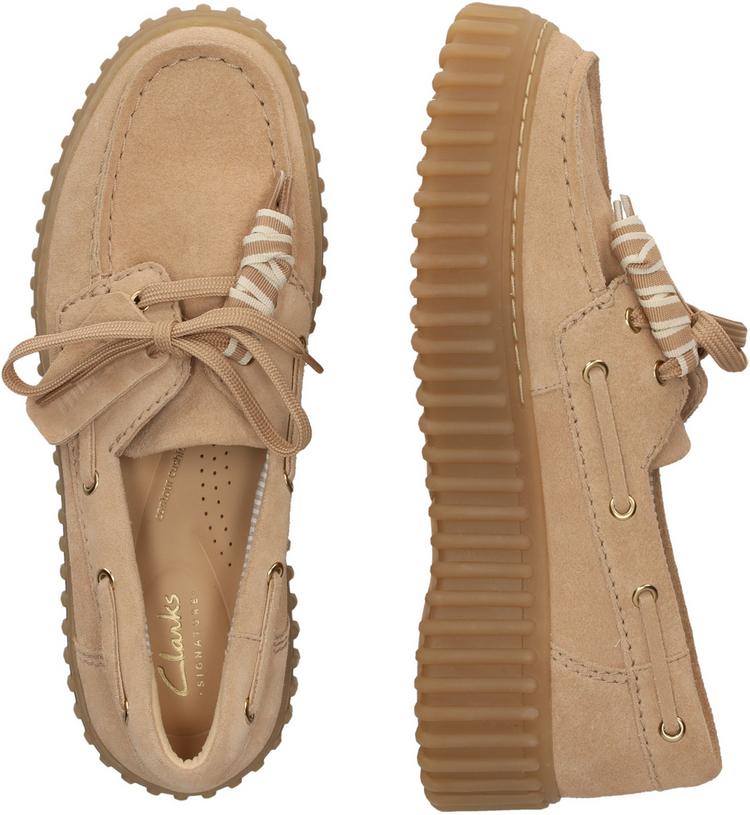 Clarks Clarks Torhill Boat Halbschuhe Damen - 5204B Beige Suede - 2 | SportScheck