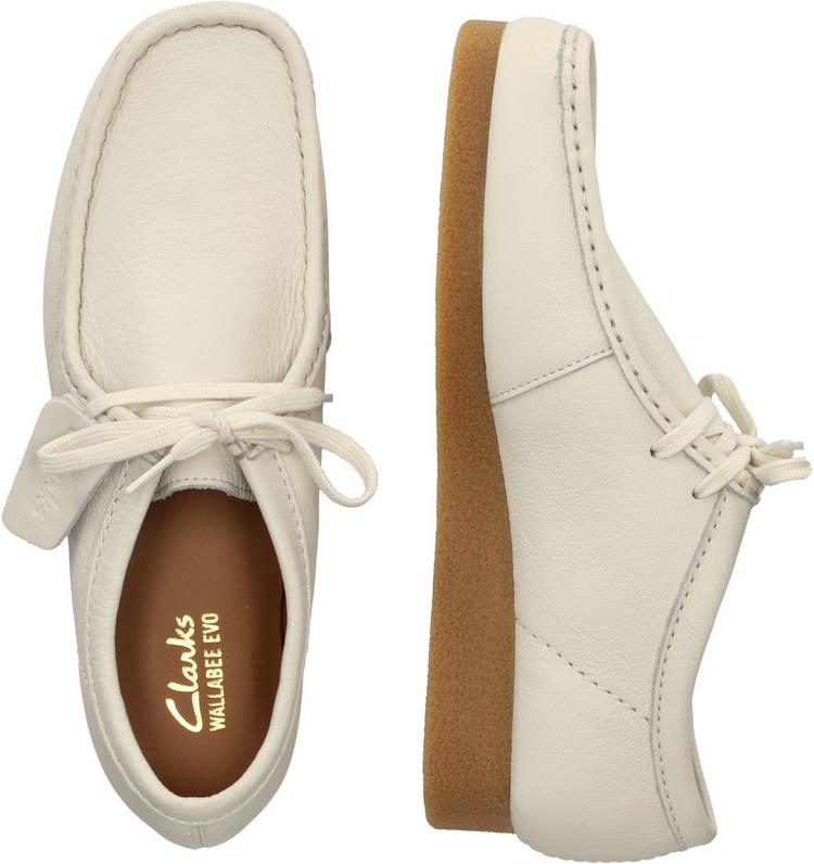 Clarks Clarks Wallabee EVO Halbschuhe Herren - 1255 White Leather - 2 | SportScheck