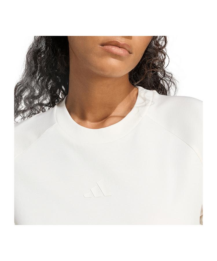 adidas adidas Soft Lux T-Shirt Damen Wei&szlig; T-Shirt Damen - weiss - 1 | SportScheck