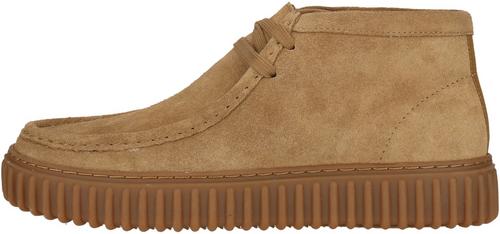 Clarks Torhill Hi Dark Sand Suede Stiefel Herren
