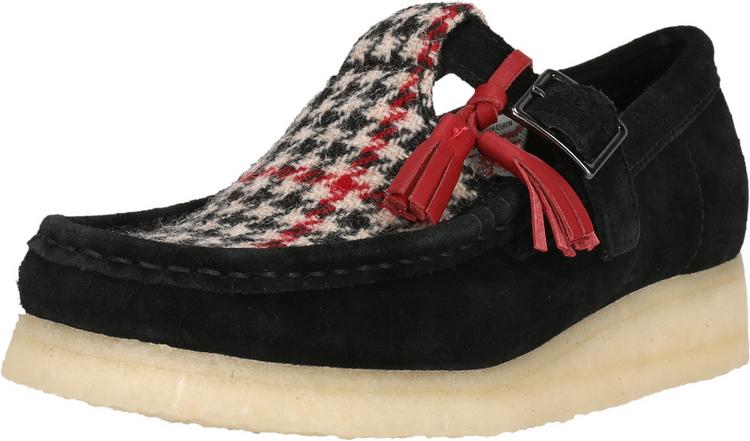 Clarks Originals Clarks Originals Wallabee T Bar Halbschuhe Damen - 1216C Black Textile - 0 | SportScheck