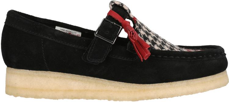 Clarks Originals Clarks Originals Wallabee T Bar Halbschuhe Damen - 1216C Black Textile - 0 | SportScheck