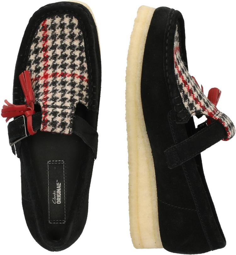 Clarks Originals Clarks Originals Wallabee T Bar Halbschuhe Damen - 1216C Black Textile - 2 | SportScheck
