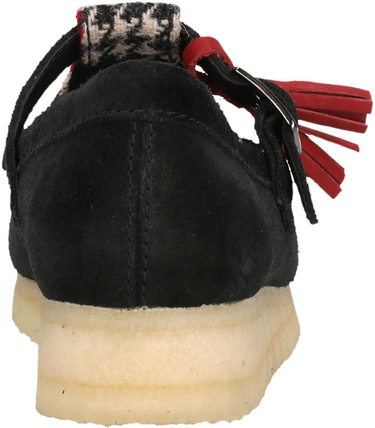 Clarks Originals Clarks Originals Wallabee T Bar Halbschuhe Damen - 1216C Black Textile - 3 | SportScheck
