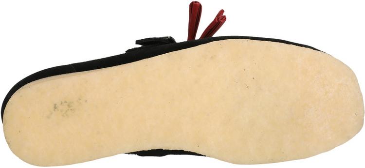 Clarks Originals Clarks Originals Wallabee T Bar Halbschuhe Damen - 1216C Black Textile - 4 | SportScheck