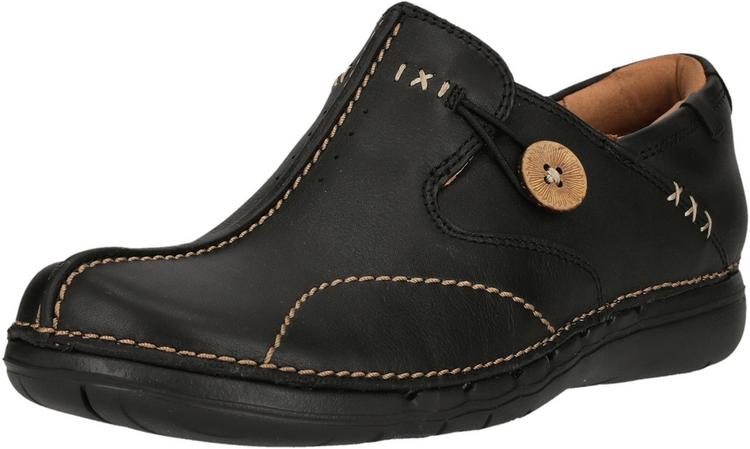 Clarks Clarks Un Loop Slipper Damen - 1216 Black Leather - 0 | SportScheck
