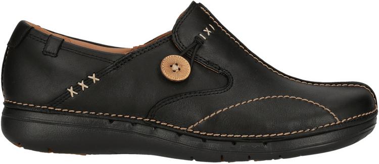 Clarks Clarks Un Loop Slipper Damen - 1216 Black Leather - 0 | SportScheck